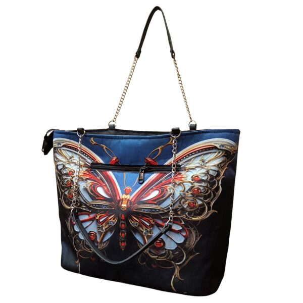 Butterfly Woman Tote Bag - Image 3