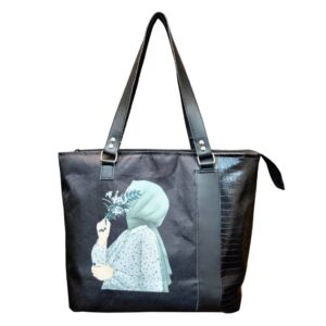 Hijab Girl Large Adorable Tote