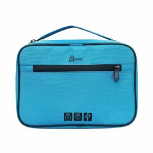 Large Waterproof Tech Organizer Pouch (Blue)