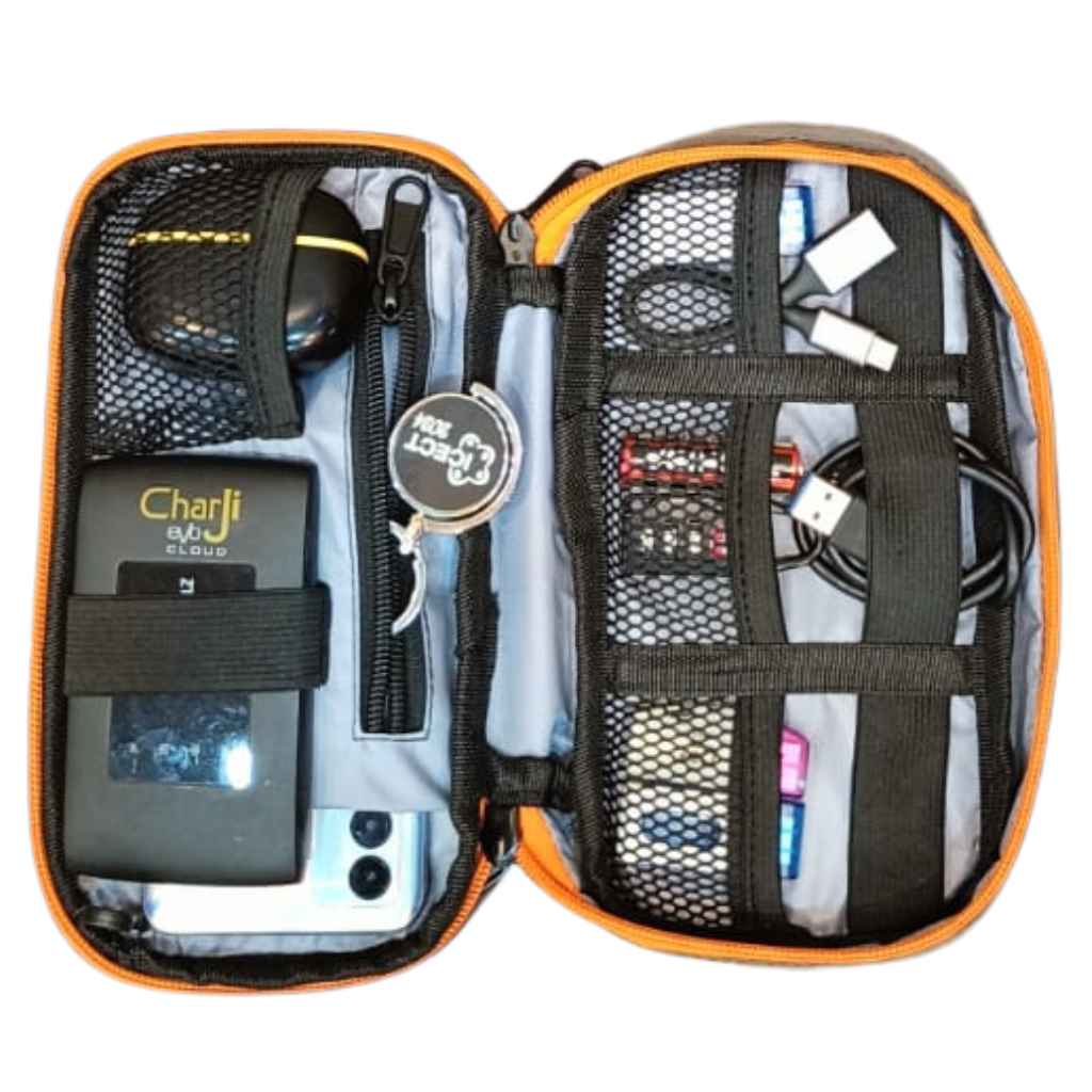 Mini Waterproof Tech Organizer Pouch