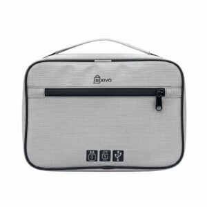 Large Waterproof Tech Organizer Pouch (Grey)
